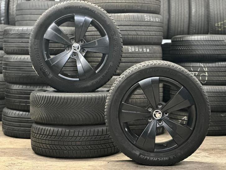 17 inch Winterset Skoda Karoq a merk gem ca6mm €499,-, Auto-onderdelen, Banden en Velgen, Banden en Velgen, Winterbanden, 17 inch