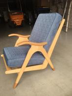 Vintage fauteuil. Dutch Design. Kussens opnieuw bekleed., Huis en Inrichting, Fauteuils, Ophalen of Verzenden, Zo goed als nieuw