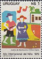 Uruguay - 1979 - JVK-5- Kinderen - Jaar Van Het Kind -2-, Verzenden, Postfris, Zuid-Amerika