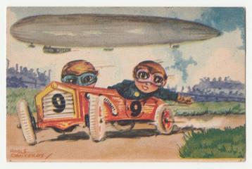 A. Gantzert.  Ned. Illustratoren.  Zeppelins. Kinderen. beschikbaar voor biedingen