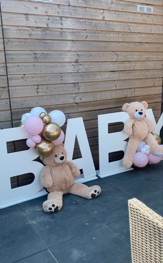 Babyletters te huur, Hobby en Vrije tijd, Feestartikelen | Verhuur, Zo goed als nieuw, Ophalen of Verzenden