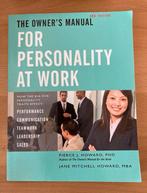 HOWARD - Personality at Work ISBN 9780578065533, Ophalen of Verzenden, Alpha, Zo goed als nieuw, HBO