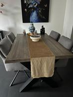 Boomstam Eettafel Rough + Salontafel & TV Meubel, Ophalen