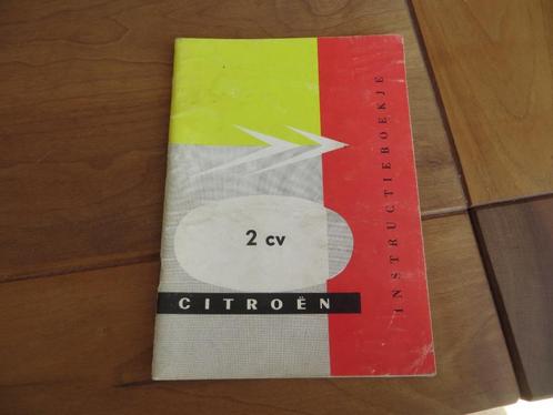 Instructieboekje Citroen 2CV 1960, mooie staat!, Auto diversen, Handleidingen en Instructieboekjes, Ophalen of Verzenden