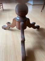 Antieke ronde houten tafel, Antiek en Kunst, Ophalen