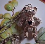 Leuke licht goud kleurige ketting met beertje., Ophalen of Verzenden, Nieuw, Overige merken