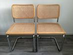 Vintage retro design Cesca Breuer style webbing stoelen, Ophalen, Gebruikt, Twee, Vintage retro design Cesca Breuer style