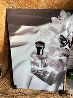 Glazen schilderij met parfum afbeelding 120 x 80, Ophalen, Overige materialen, Nieuw, 75 tot 100 cm