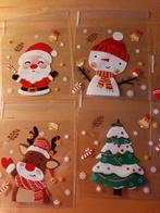 50 cellofaan zakjes Kerst 10 x 10 cm, Verzenden, Nieuw