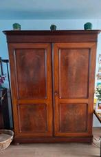 Antieke Linnenkast, Ophalen, Gebruikt, 100 tot 150 cm, Met deur(en)