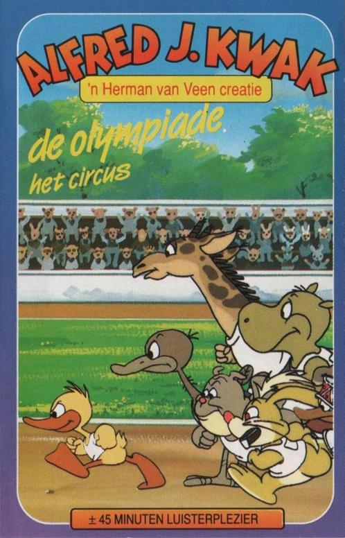 Alfred J. Kwak - De Olympiade, Cd's en Dvd's, Cassettebandjes, Gebruikt, Origineel, Kinderen en Jeugd, 1 bandje, Ophalen of Verzenden
