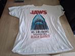 T-Shirt Jaws., Ophalen of Verzenden, Zo goed als nieuw, Maat 56/58 (XL), Wit