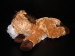EDDY TOYS PAARD ZACHTE LANGHARIGE GLIMMENDE BADSTOF GOUDGEEL, Verzenden, Nieuw, Paard