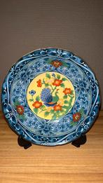 Decoratief Bord met Pauw, Ophalen of Verzenden