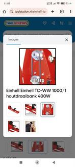 Houtdraaibank - Ideaal voor de hobbyist!, Doe-het-zelf en Verbouw, Draaibanken, Ophalen, Gebruikt, Houtdraaibank, 500 tot 1000 mm