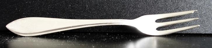 Zilveren puntfilet taartvorkje, Antiek en Kunst, Antiek | Goud en Zilver, Zilver, Ophalen of Verzenden