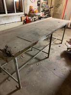 Werkbank, Doe-het-zelf en Verbouw, Werkbanken, Ophalen, Gebruikt, 170 cm of meer, Bankschroef