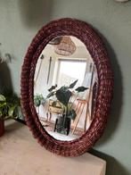 Rotan spiegel | Boho / werelds | 56 cm, Huis en Inrichting, Ophalen, Rond, 50 tot 75 cm, Minder dan 100 cm