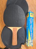 Pingpong set: Batjes, ballen en hoes, Sport en Fitness, Tafeltennis, Ophalen of Verzenden, Gebruikt, Net, Batje(s) of Balletje(s)