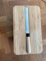 Broodtrommel met bamboe snijplank en mes, Ophalen of Verzenden, Zo goed als nieuw