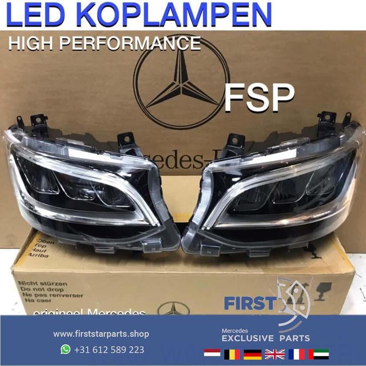 W907 W910 SPRINTER FULL LED High Performance KOPLAMPEN SET 2, Auto-onderdelen, Verlichting, Mercedes-Benz, Gebruikt, Ophalen of Verzenden