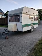 Chateau toering 320 nette staat met kenteken, Caravans en Kamperen, Caravans, Bedrijf, Dwarsbed, 500 - 750 kg, Kachel