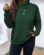 Trui Eva Donkergroen (44 tm 50), Verzenden, Nieuw, Groen, Trui of Vest