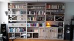 boekenkast van gebr steigerhout, Huis en Inrichting, Kasten | Boekenkasten, Ophalen, 200 cm of meer, Nieuw, 200 cm of meer