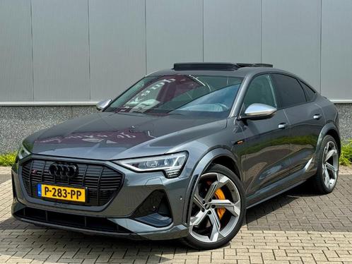 Audi E-Tron S Sportback 503pk 95 kWh RS-stoelen PANO BTW, Auto's, Audi, Bedrijf, e-tron, 360° camera, 4x4, ABS, Achteruitrijcamera