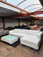 Wit leren design top kwaliteit hoekbank bankstel Z.G.A.N., Huis en Inrichting, Fauteuils, 2871SK, Mariansoliak8@gmail.com, Ophalen of Verzenden