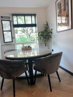 Eettafel Lexington | Richmond Interiors, Huis en Inrichting, Tafels | Eettafels, Ophalen, Marmer, Rond, Zo goed als nieuw