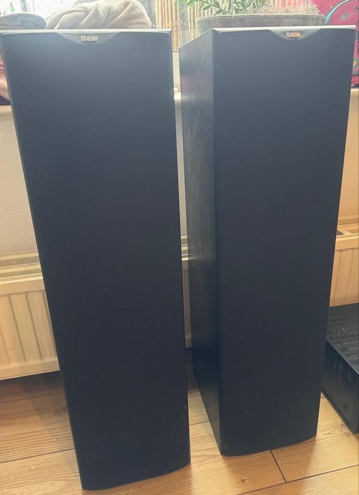 Bowers & Wilkins DM603  Zuilspeakers, Audio, Tv en Foto, Luidsprekers, Gebruikt, Front, Rear of Stereo speakers, 120 watt of meer