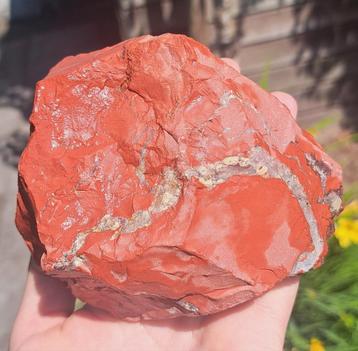 Reuze Rode Jaspis edelsteen 1kg edelstenen verzameling steen beschikbaar voor biedingen
