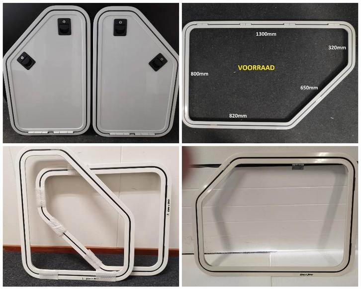 Teardrop Caravan luiken en deuren in iedere gewenste maat, Caravans en Kamperen, Caravan accessoires, Nieuw, Ophalen