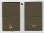 set rangen epauletten Tweede Luitenant (A), Ophalen of Verzenden, Landmacht, Nederland, Embleem of Badge