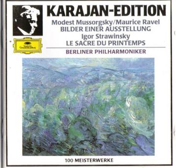 MUSSORGSKY Bilder einer Ausstellung CD VON KARAJAN DG 100