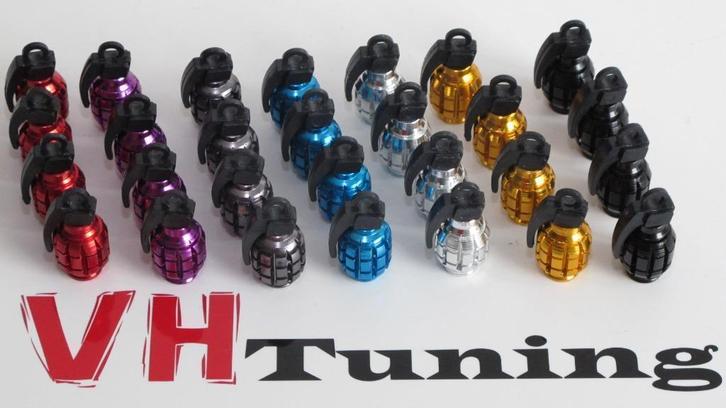 Handgranaat ventieldopjes, Auto diversen, Tuning en Styling, Ophalen of Verzenden