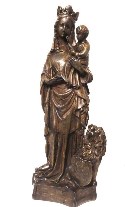 Maria Christus beeld hout structuur handwerk H60👀😍💑🙏, Antiek en Kunst, Kunst | Beelden en Houtsnijwerken, Ophalen of Verzenden