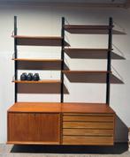 Poul Cadovius by Royal System vintage modulair wandsysteem, Huis en Inrichting, Kasten | Wandmeubels, Ophalen of Verzenden, Zo goed als nieuw