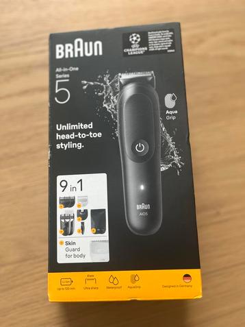 Braun All-in-one trimmer AIO5 beschikbaar voor biedingen