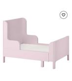 Zachtroze IKEA meegroeibed (BUSUNGE) – in perfecte staat, Ophalen, Gebruikt, 70 tot 85 cm, Lattenbodem