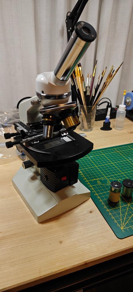 Microscoop, Euromex, Audio, Tv en Foto, Optische apparatuur | Microscopen, Zo goed als nieuw, Biologische microscoop, 1000x of meer