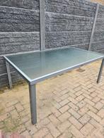 Buitentafel 183x110 - Overbodig!, Ophalen, Gebruikt, Rechthoekig, Aluminium