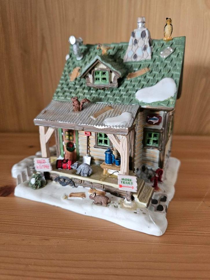 Lemax Ski huisje, Diversen, Kerst, Gebruikt, Ophalen of Verzenden