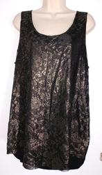 George top maat 46, Kleding | Dames, Ophalen of Verzenden, Zo goed als nieuw, Zwart, Shirt of Top