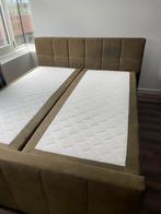 Boxspring groen 190 - 240, Ophalen, Zo goed als nieuw, Tweepersoons