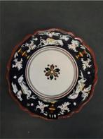 Vintage Italian Stag Plate - Dipinto Amano Siena, Deer retro, Antiek en Kunst, Verzenden