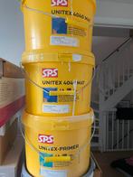 Witte Primer & Tex/Verf - Juni 2022 ral 9016, Ophalen, Gebruikt, 5 tot 10 liter, Wit