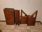 Lundia donkerrood/-bruin., Huis en Inrichting, Kasten | Boekenkasten, Ophalen, Gebruikt, 50 tot 100 cm, Minder dan 100 cm