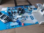 Playmobil 9372 politie post + voertuigen compleet in doos, Ophalen of Verzenden, Zo goed als nieuw